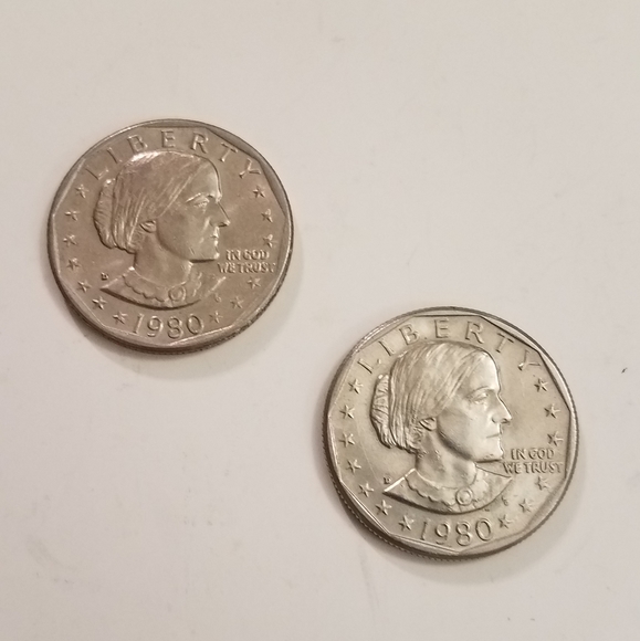 Susan B Anthony One Dollar Coins 2008 D - Picture 1 of 10